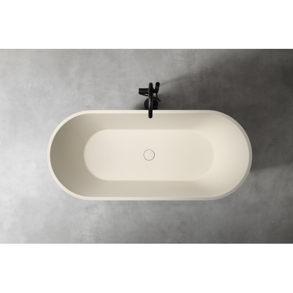 Ванна из искусственного камня Abber Frankfur 170x75 светло-бежевая матовая (AM9941MBE) Ванна из искусственного камня Abber Frankfur 170x75 светло-бежевая матовая (AM9941MBE)