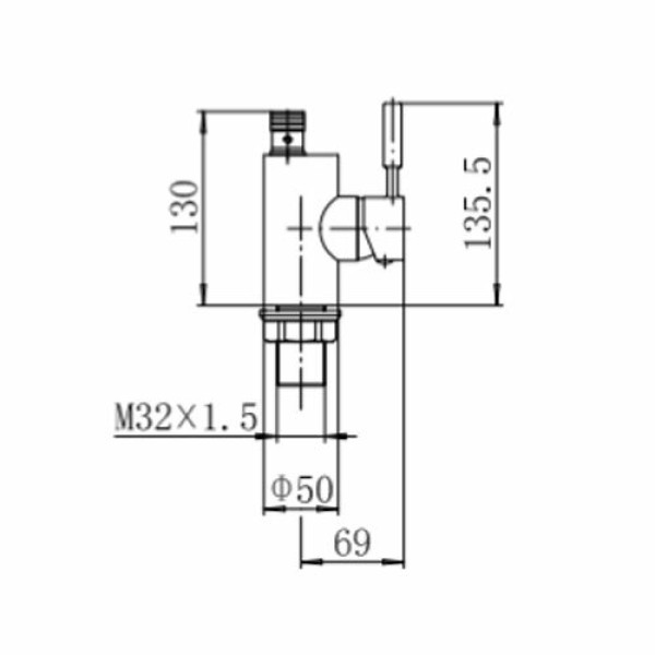 Корпус для смесителя Fashun хром (A4053) Корпус для смесителя Fashun хром (A4053)
