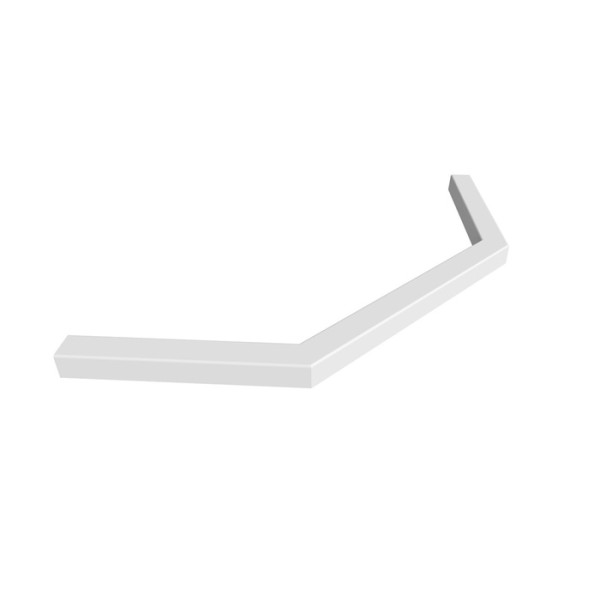 Профиль декоративный под душевое ограждение 100х100 белый Steel Iddis (STE5WS0i22) Профиль декоративный под душевое ограждение 100х100 белый Steel Iddis (STE5WS0i22)