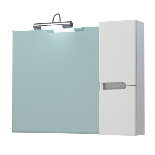 Шкаф зеркальный Melodia Сиэтл 70/80 57,7x77,7 белый правый (MFR79676WT)