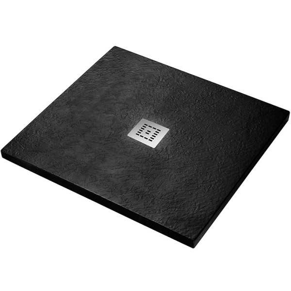 Душевой поддон BelBagno Uno 90x90x3,5 черный матовый (TRAY-MR-UNO-A-90-3,5-NERO-CR)