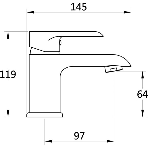 Смеситель для раковины Melodia della vita Metallica хром (MDV35520) Смеситель для раковины Melodia della vita Metallica хром (MDV35520)