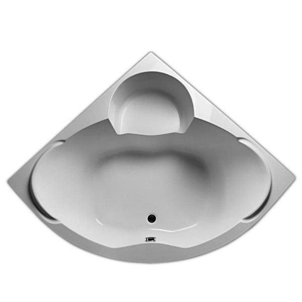 Ванна акриловая 1Marka Trapani 140x140 белая (01тр1414)