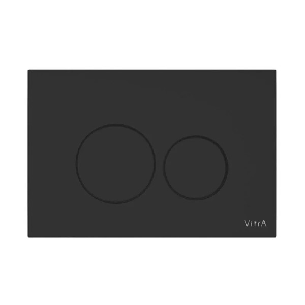 Клавиша смывная Vitra Origin черный матовый (740-2411) Клавиша смывная Vitra Origin черный матовый (740-2411)