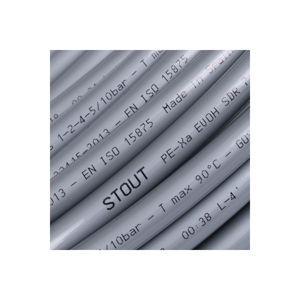 Труба п/э Stout PE-Xa/EVOH 16*2,2 мм (серая, бухта 500 м.) SPX-0001-501622 Труба п/э Stout PE-Xa/EVOH 16*2,2 мм (серая, бухта 500 м.) SPX-0001-501622