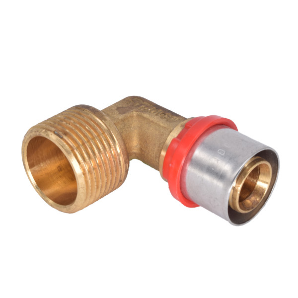 Соединение угловое Tiemme 26х1"Н латунь (пресс) (1651036 / 1654) Соединение угловое Tiemme 26х1"Н латунь (пресс) (1651036 / 1654)