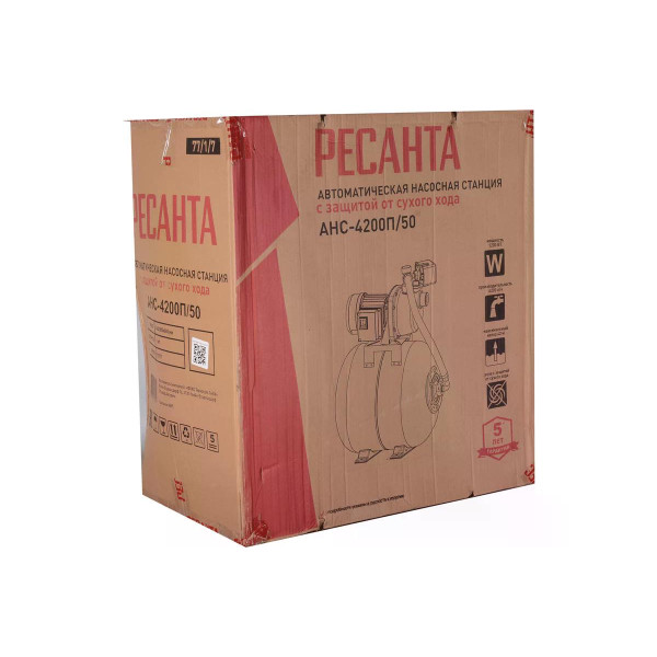 Насосная станция Ресанта АНС-4200П/50 (77/1/7) Насосная станция Ресанта АНС-4200П/50 (77/1/7)
