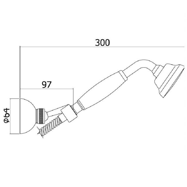 Душевой гарнитур Paffoni Belinda золотой (ZDUP035GF)