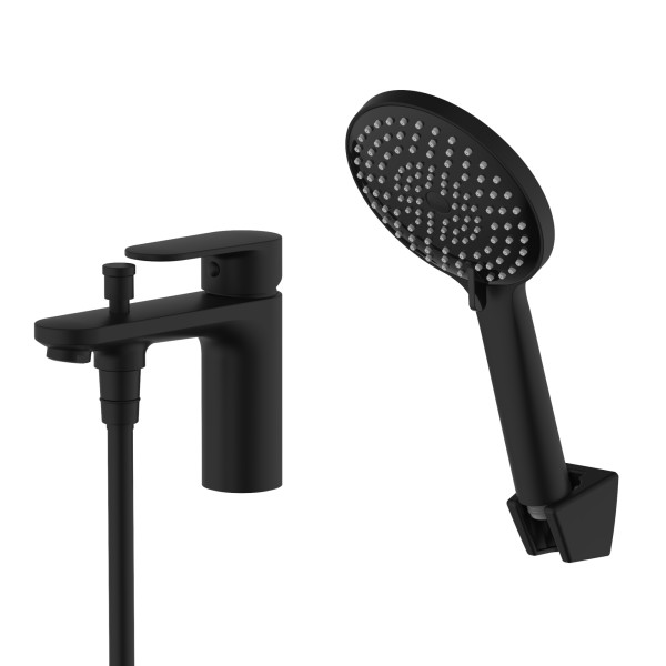 Смеситель на борт ванны Aquatek Ника черный матовый (AQ1844MB) Смеситель на борт ванны Aquatek Ника черный матовый (AQ1844MB)