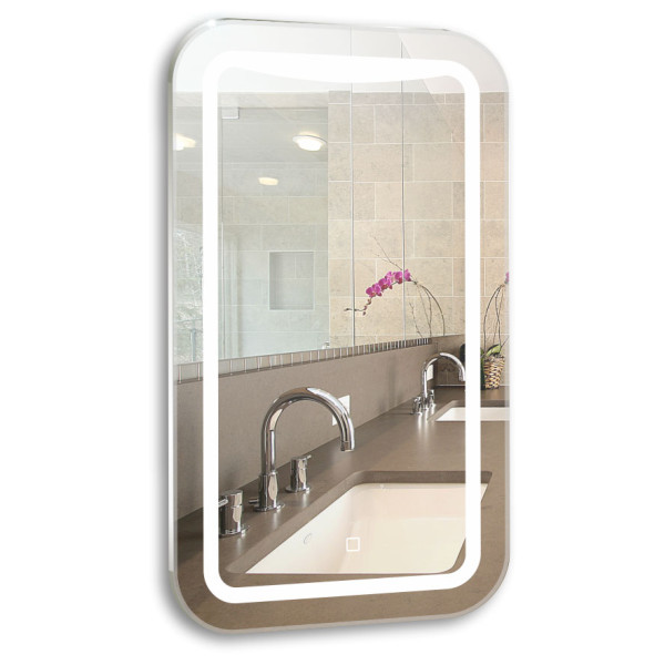 Зеркало Azario Турин 400х700 c подсветкой и диммером, сенсорный выключатель (LED-00002501)