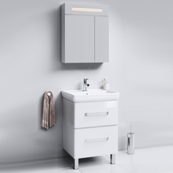 Тумба напольная Aqwella Neo 557x445x750 белый (Neo.01.06) Тумба напольная Aqwella Neo 557x445x750 белый (Neo.01.06)