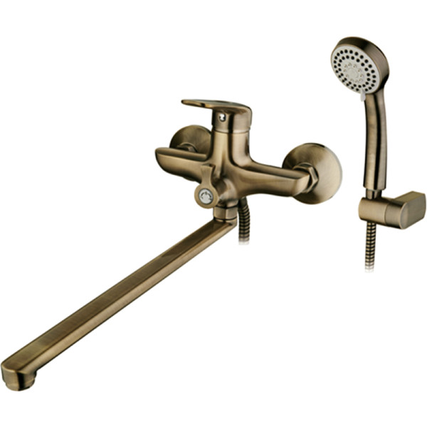 Смеситель для ванны и душа Ledeme с душевым гарнитуром (L2248C)