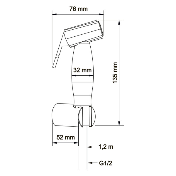 Набор гигиенический Swedbe Calypso черный (5023B) Набор гигиенический Swedbe Calypso черный (5023B)