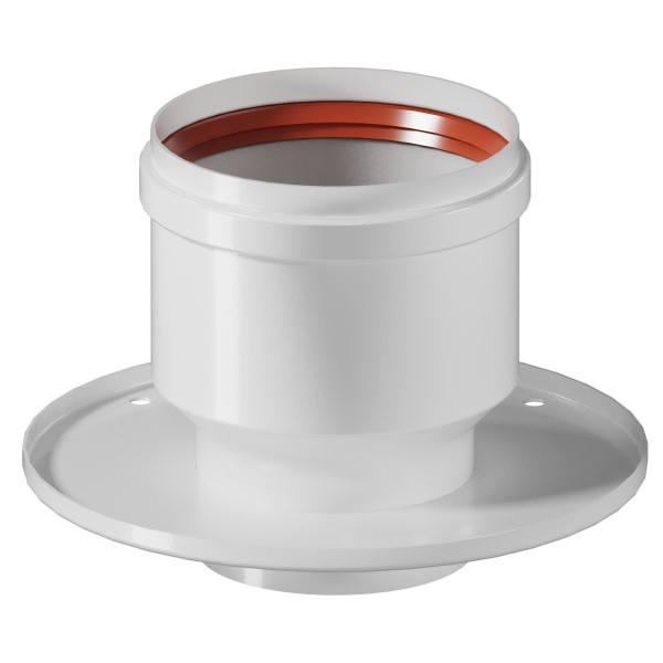 Адаптер Okseler D80 (газоход) для перехода на двухтрубную систему (oks00005)