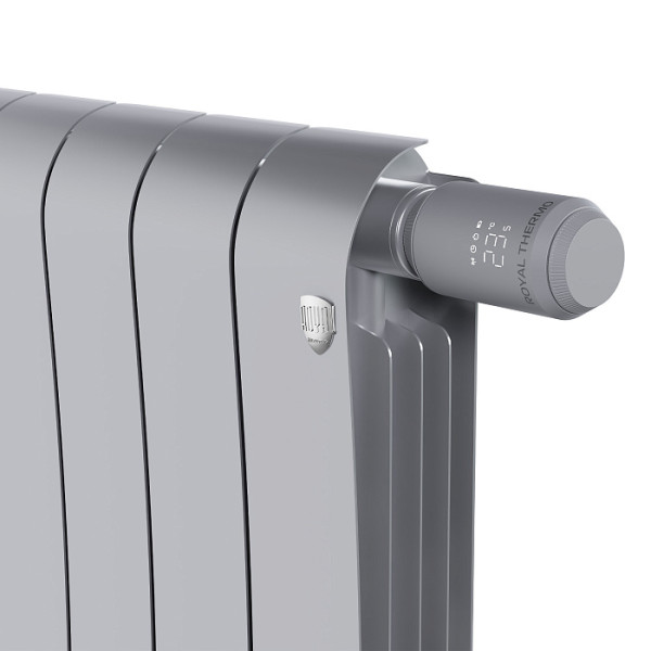 Головка термостатическая М30х1,5 Royal Thermo Smart Heat 2.0 электронная (серебристая) (RATESH23015SS) Головка термостатическая М30х1,5 Royal Thermo Smart Heat 2.0 электронная (серебристая) (RATESH23015SS)