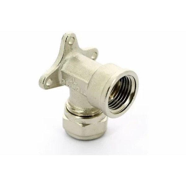 Водорозетка 16*1/2" (обжим, хром) Tiemme (0450584)