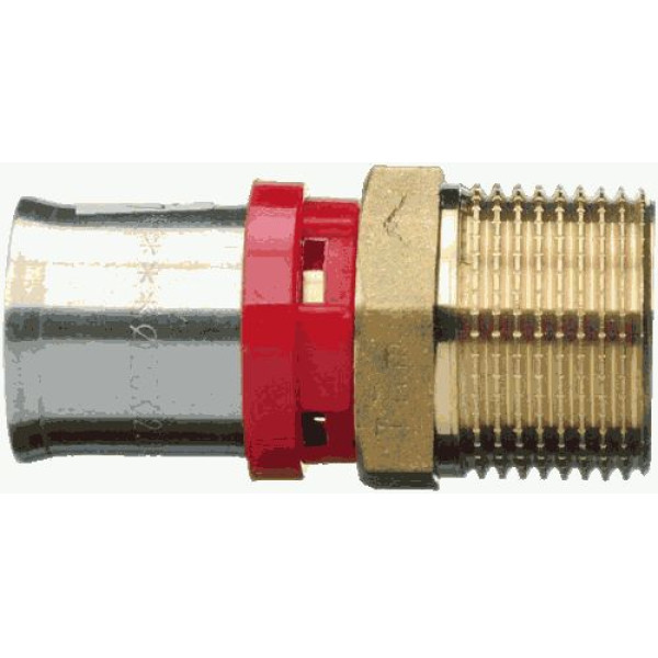 Соединение прямое 20*3/4"Н TeRma (пресс, латунь) (02017) Соединение прямое 20*3/4"Н TeRma (пресс, латунь) (02017)