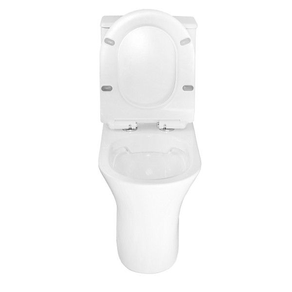 Унитаз напольный Azario Унитаз с сиденьем с микролифтом белый (AZ-2311)