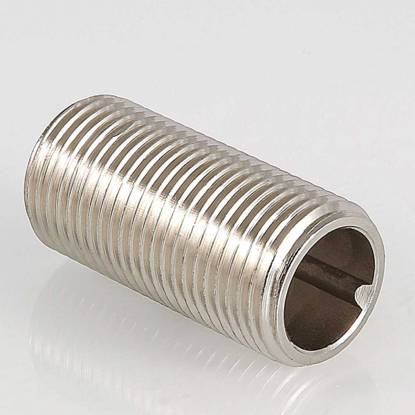 Ниппель под сгоный ключ 1/2" Valtec (никель) (VTr.651.N.0004) Ниппель под сгоный ключ 1/2" Valtec (никель) (VTr.651.N.0004)