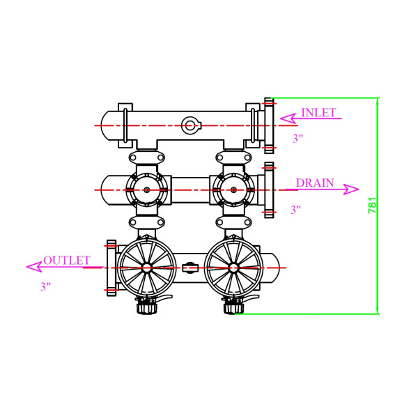 Система фильтрации Haiao HF-A2-2-3 130 мкм (32750)