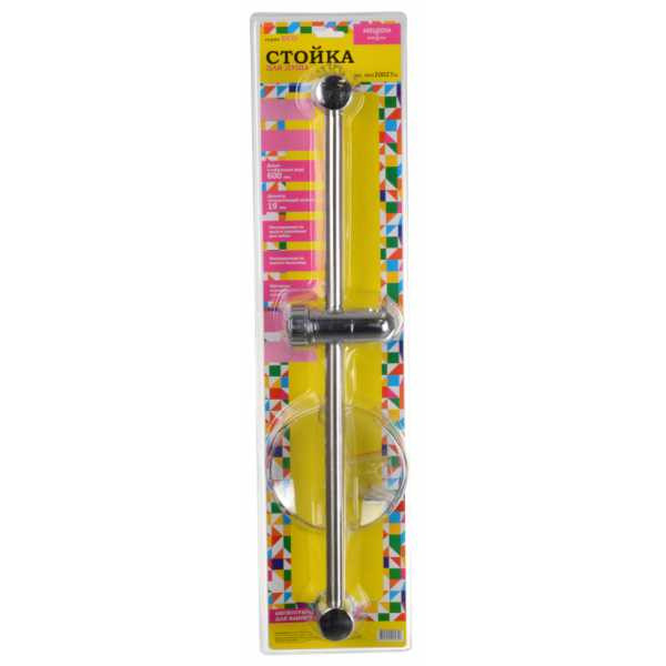 Стойка для душа Melodia 60 см c мыльницей, хром (MKP20027BL) Стойка для душа Melodia 60 см c мыльницей, хром (MKP20027BL)