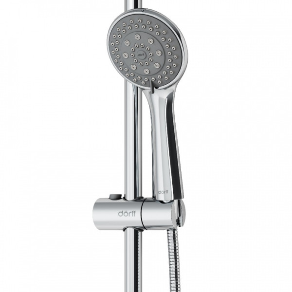 Душевой гарнитур Dorff Norma с душевым набором хром, серый (D0710000)