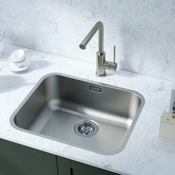 Мойка для кухни врезная Iddis mate 53,3x43,3 нержавеющая сталь сатин (MAT53S0i77)