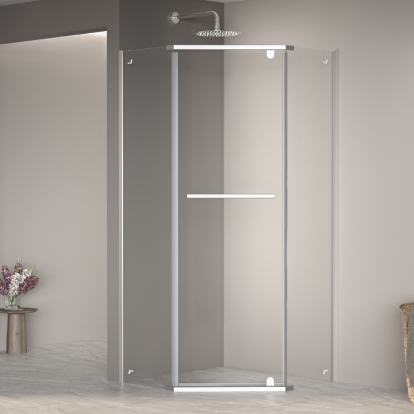 Душевой уголок RGW Passage 80x80x195 стекло прозрачное, профиль хром (41088288-11) Душевой уголок RGW Passage 80x80x195 стекло прозрачное, профиль хром (41088288-11)