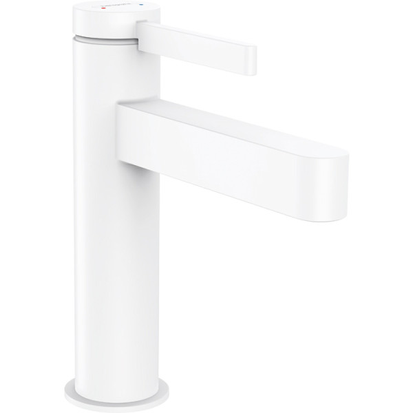 Смеситель для раковины Hansgrohe Finoris с донным клапаном белый матовый (76023700)