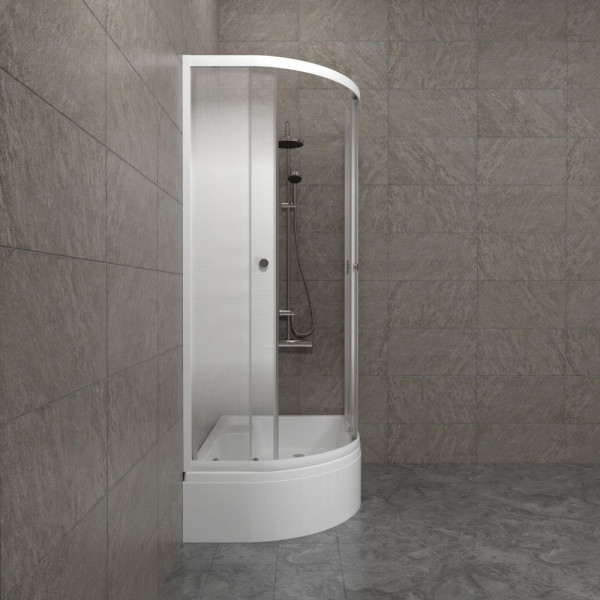 Душевое ограждение Triton Коралл 120x80 правосторонняя стекло матовое, профиль белый (DK392) Душевое ограждение Triton Коралл 120x80 правосторонняя стекло матовое, профиль белый (DK392)