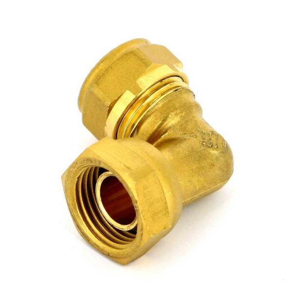 Соединение угловое 15*1/2"В с накидной гайкой Tiemme (1100101)