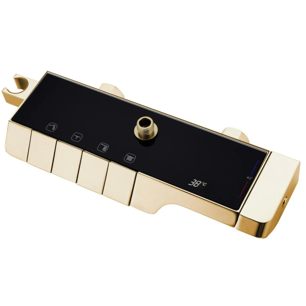 Душевая система термостатическая на четыре режима Rea Rob Gold (REA-P6625)