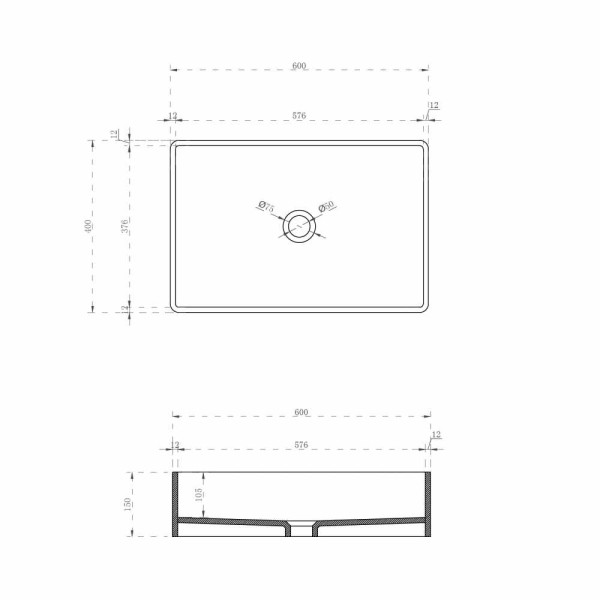 Раковина накладная ABBER Kristall 60x40 коричневая (AT2803Opal) Раковина накладная ABBER Kristall 60x40 коричневая (AT2803Opal)