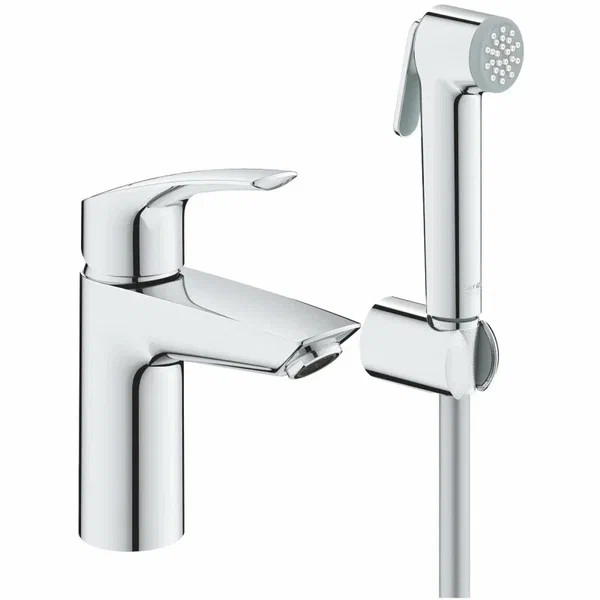 Смеситель для раковины Grohe Eurosmart (хром) Смеситель для раковины Grohe Eurosmart (хром)