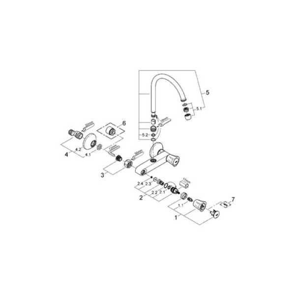 Смеситель для кухни Grohe Costa L (31191001)