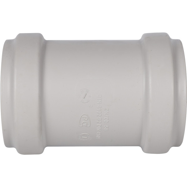 Муфта 58 Stout (PP, ремонтная, серый) (SKB-0007-000058)