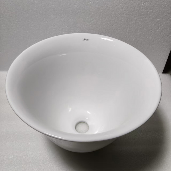Раковина накладная Abber Bequem 36x36x25 белая (AC2122)