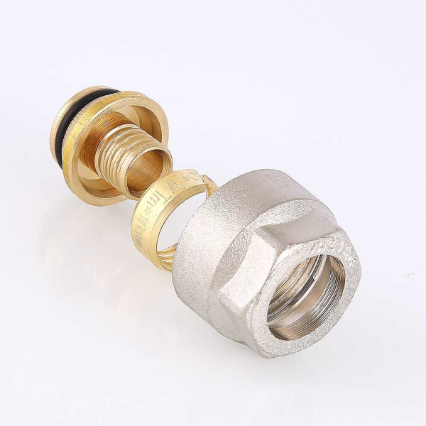 Переход коллекторный 16(2,0)*3/4"(18) (евроконус) Valtec для п/э трубы (VT.4410.NVE.16) Переход коллекторный 16(2,0)*3/4"(18) (евроконус) Valtec для п/э трубы (VT.4410.NVE.16)