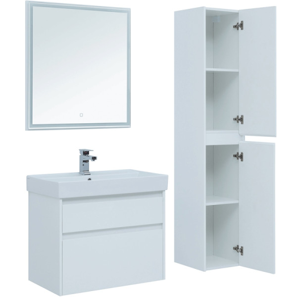 Зеркало с подсветкой Aquanet Nova Lite 75x80 белый (00242271) Зеркало с подсветкой Aquanet Nova Lite 75x80 белый (00242271)