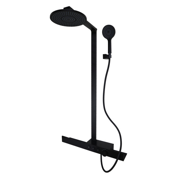 Душевая система Azario Deepsea термостат черный (AZ-679008DB9PA) Душевая система Azario Deepsea термостат черный (AZ-679008DB9PA)