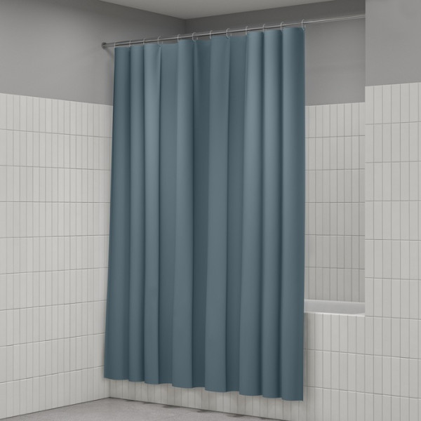 Шторка для ванн текстильная Iddis Promo 180x200 светло-серая (P09PE18i11)