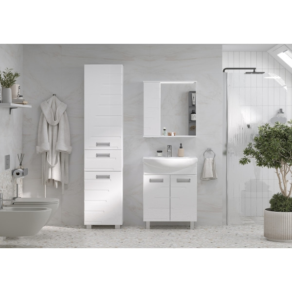 Тумба напольная Volna Joli 560x800 белая (tnJOLI60.2D-01) Тумба напольная Volna Joli 560x800 белая (tnJOLI60.2D-01)