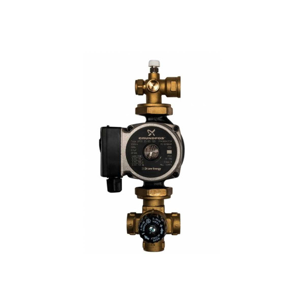 Модуль подмешивающий Stout с термостатическим клапаном (Grundfos UPSO 25-65 130) (SDG-0120-001002)