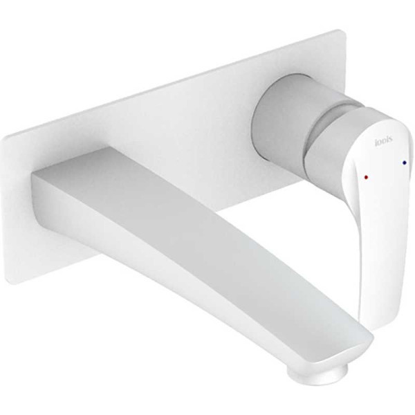 Смеситель для раковины Iddis Ray белый матовый (RAYWT00i65) Смеситель для раковины Iddis Ray белый матовый (RAYWT00i65)