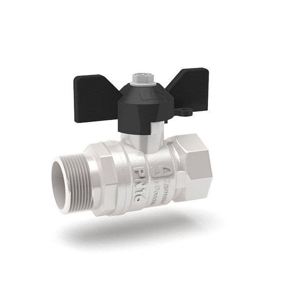 Кран 1" ВН шаровый LD Pride (чёрная бабочка) (LD 47.302.25) Кран 1" ВН шаровый LD Pride (чёрная бабочка) (LD 47.302.25)