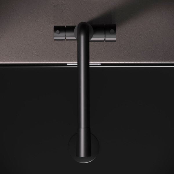 Смеситель для кухни AM.PM X-Joy S с L-изливом с каналом для питьевой воды черный (F85B05722)