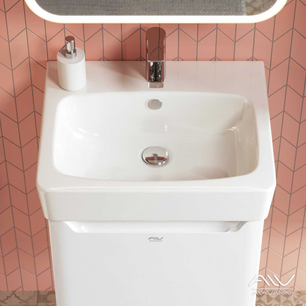 Тумба подвесная Alavann Lana 50 (белая)