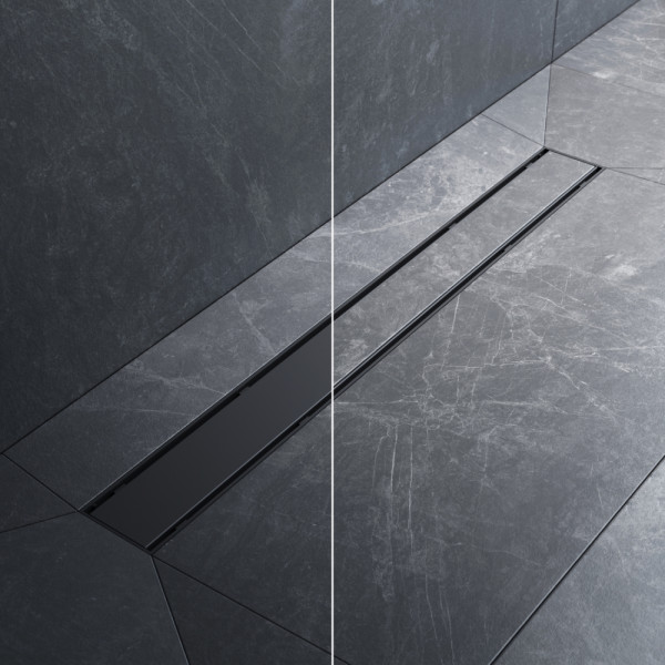 Душевой лоток AM.PM PrimeFlow линейный универс затвор Tile 70 см черн мат (W02SC-U11-070-04BM)