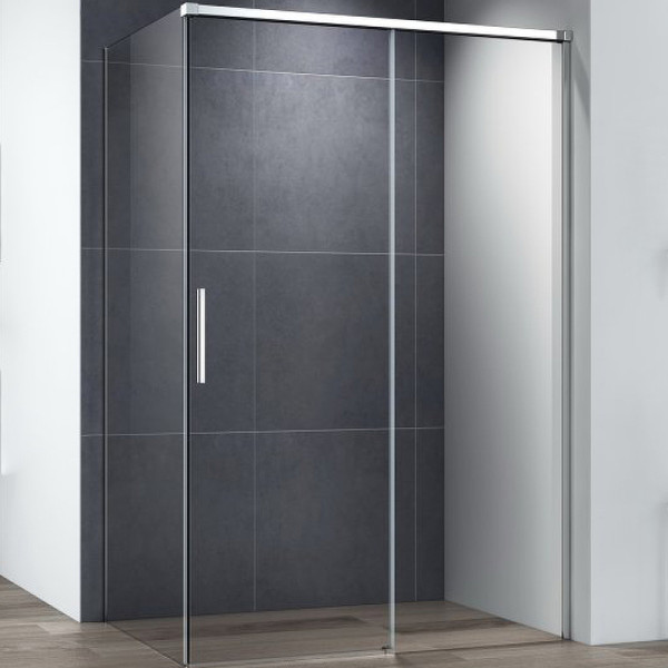 Душевой уголок Cezares Duet soft-m 130x90x195 стекло прозрачное, профиль хром (DUET SOFT-M-AH-1-130/90-C-Cr)