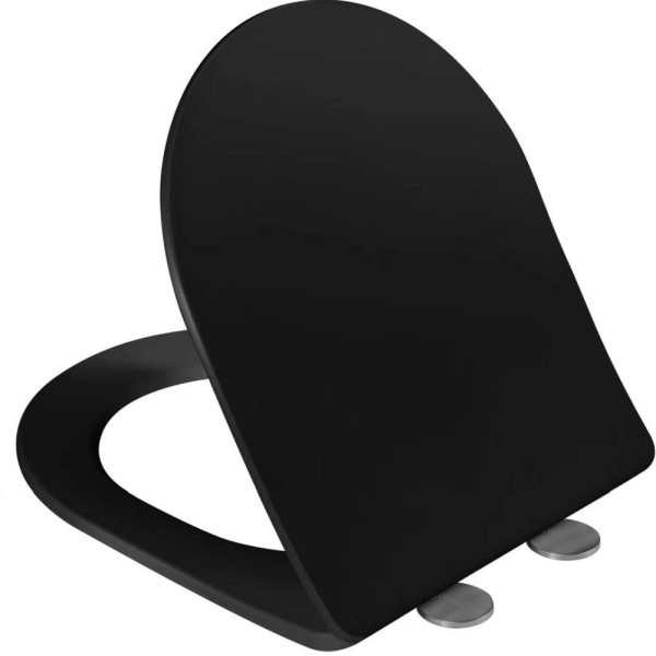 Сиденье для унитаза Aquatek черное (AQ0204-MB)